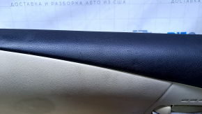 Door trim card front left Lexus RX350 RX450h 10-15 beige with beige insert leather, armrest beige leather, for seat memory, for cleaning, bumps, scratches, scuffs