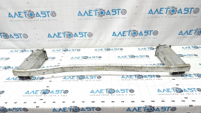 The front subframe reinforcement of the Volvo XC90 16-21 is bent and torn