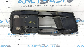Front bumper grille left Audi Q7 16-19 chrome for parking sensors without radar, without plug