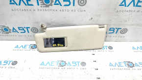 Left visor VW Tiguan 09-17 beige, without hook, without plug, for dry cleaning