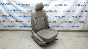 Passenger seat VW Atlas 18- with airbag, heated, mechanical, grey leather, rust, dry-cleanable