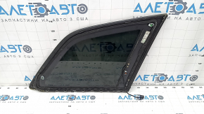 Window blind glass rear left Audi Q7 16- tinted, with chrome molding, torn seal