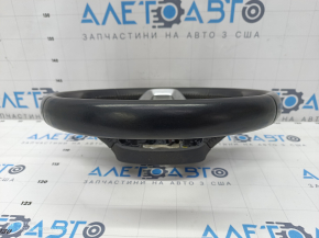 Bare steering wheel Audi Q7 16-19 leather black, heated, scratches, needs cleaning