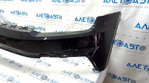 Front bumper bare upper part VW Atlas 18-20 prerest, black, broken fastening, non-factory holes