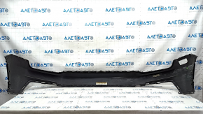 Front bumper bare upper part VW Atlas 18-20 prerest, black, broken fastening, non-factory holes
