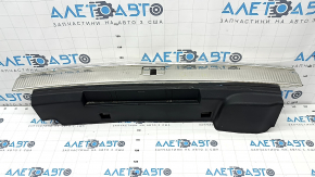 Audi Q7 16-19 trunk opening trim black with chrome, scratches