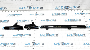 Audi Q7 16 front panel inserts - black gloss, quattro, set, broken guide, scratch