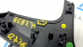 Audi Q7 16 front panel inserts - black gloss, quattro, set, broken guide, scratch