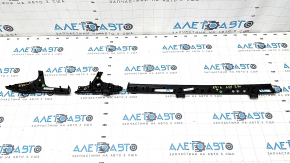 Audi Q7 16 front panel inserts - black gloss, quattro, set, broken guide, scratch