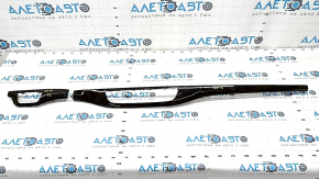 Front panel inserts lower Audi Q7 16 - dark wood, type 2