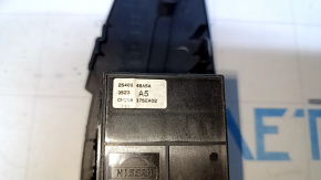 Front left window lift control Nissan Rogue 14-20 black, 1 auto, with black trim
