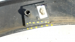 Rear right fender arch trim Lincoln MKC 15 - structure, scratches, broken fasteners