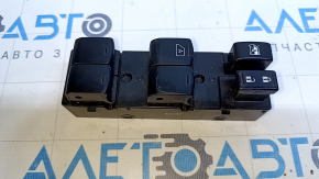 Front left window lift control Nissan Versa 12-19 usa black, 1 auto