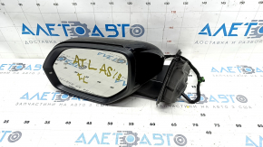 Side mirror left VW Atlas 18- 6+2 pins, BSM, turn signal, black