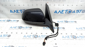 Side mirror right VW Atlas 18- 6+2 pins, BSM, turn signal, black