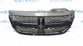 Radiator grill grill Dodge Journey 13-20 black with emblem, sand