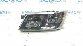 Headlight front left bare Dodge Journey 13-20 dark, sand