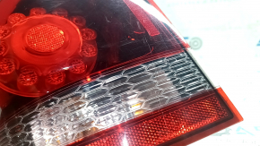 Light outer wing left Dodge Journey 14-20 LED dark, scratches, cracked