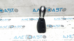 Gear knob VW Passat b7 12-15 USA with cover, leather black, rubbed