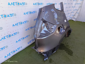 Quarter wing rear right Nissan Rogue 14-20 sawed off, graphite, rusty