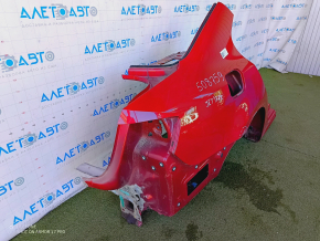 Quarter wing rear right VW Jetta 11-18 USA sawed off, red, dent