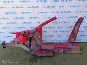 Front right quarter VW Jetta 11-18 USA sawed off, with central pillar, red
