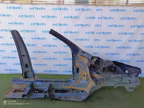Quarter front left Volvo XC90 16-22 blue, sawn off, with central pillar