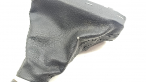 Gear knob VW Atlas 18 - black leather, worn leather, scratches