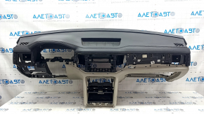 Torpedo front panel with AIRBAG VW Atlas 18 - black with gray, rusty pyropatron