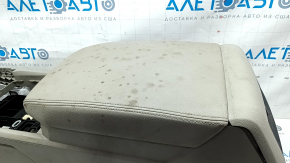 Central console armrest VW Atlas 18 - leather, gray, scratches, dry cleaning