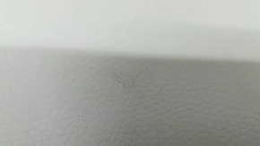 Right rear seat Volvo XC90 16-22 gray leather for 3 rows, dry clean, worn, scratches, broken lower trim