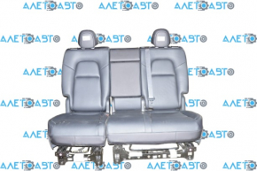Rear row of seats 2nd row Tesla Model Y 20 - leather black, bottom 60/40, electric, heated, broken body of the chip