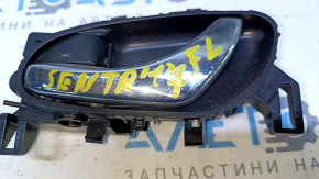 Door handle inside front left Nissan Sentra 13-19 chrome, scuffs