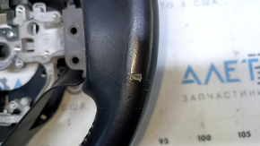 Naked steering wheel Lexus CT200h 11-13 leather black, scratches, scuffs, cracked leather