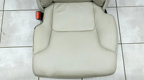Rear seat left Volvo XC90 16-22 gray leather for 3 rows, dry cleaning, broken lower pads and tilt handle