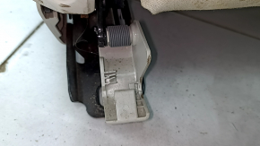 Rear seat left Volvo XC90 16-22 gray leather for 3 rows, dry cleaning, broken lower pads and tilt handle