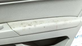 Door trim card rear right VW Atlas 18 - gray, with curtain and tweeter, armrest gray leather, leather insert, for cleaning, scratches