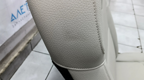 Rear row of seats right 3 row Volvo XC90 16-22 leather gray, scratches, needs cleaning