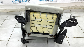 Rear row of seats right 3 row Volvo XC90 16-22 leather gray, scratches, needs cleaning