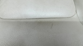 Driver's seat Volvo XC90 16-17 without airbag, electric, grey leather, cracks in leather, worn, needs cleaning