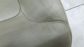 Driver's seat Volvo XC90 16-17 without airbag, electric, grey leather, cracks in leather, worn, needs cleaning