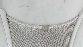 Driver's seat Volvo XC90 16-17 without airbag, electric, grey leather, cracks in leather, worn, needs cleaning