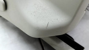 Driver's seat Volvo XC90 16-17 without airbag, electric, grey leather, cracks in leather, worn, needs cleaning