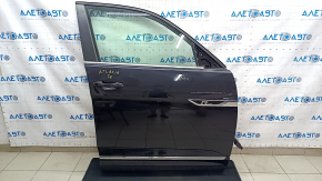 Door assembly front right VW Atlas 18- black LC9X, keyless, R-line, dented molding