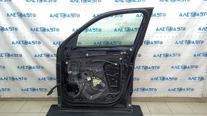 Door assembly front right VW Atlas 18- black LC9X, keyless, R-line, dented molding
