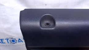 Door trim card front left Jeep Patriot 11-17 black with black insert leather, rubber armrest, for mechanical window lifter, scratches, abrasions, dent