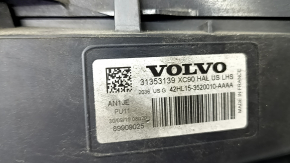 Headlight front left Volvo XC90 16- halogen, sand, bumps, cobweb