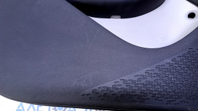 Door trim card front left Dodge Dart 13-16 black with gray insert, armrest black leather, under the button for opening the gas tank flap, scuffs, scratches, abrasions, for dry cleaning