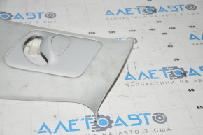 Upper center pillar trim belt left Tesla Model Y 20 - gray, chemically treated