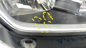 Headlight front right Volvo XC90 16- halogen, sand, bumps, cobweb